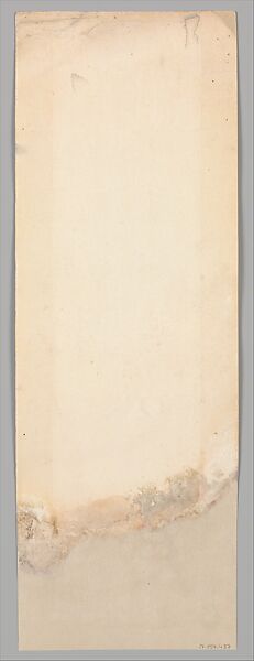 Design for double-lancet window, Louis C. Tiffany (American, New York 1848–1933 New York), Graphite on tissue paper mounted on board, American