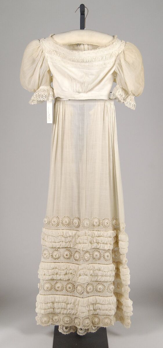 Morning dress, Cotton, American 