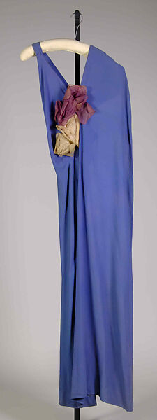 Evening dress, Maggy Rouff (French, 1927–1979), Silk, French 