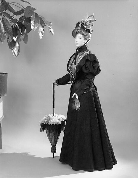 Afternoon dress, Suydam, Wool, silk, American