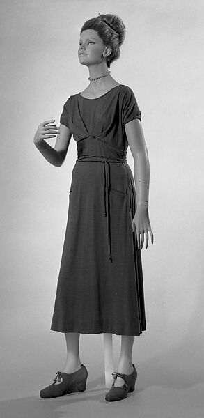 Dress, Claire McCardell (American, 1905–1958), Wool, American