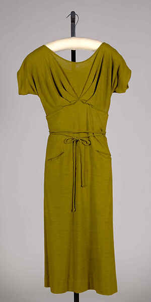 Dress, Claire McCardell (American, 1905–1958), Wool, American