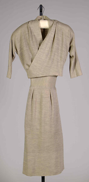 Cocktail ensemble, Claire McCardell (American, 1905–1958), Wool, American 