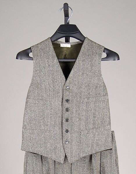 Suit, Harry Berkowitz, Wool, synthetic, American