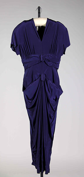 Dinner dress, Ceil Chapman (American, born 1912), Synthetic, American 