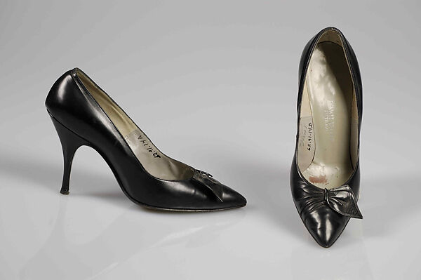 Pumps, House of Dior (French, founded 1946), Leather, French 