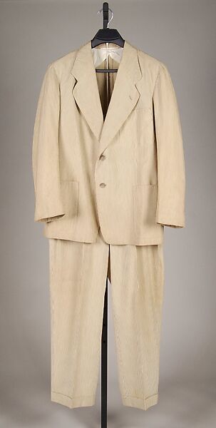 Suit, Textile by Dan River Mills (American), Cotton, synthetic, American 