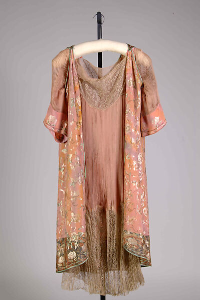 Lingerie, Callot Soeurs (French, active 1895–1937), Silk, metallic, French 