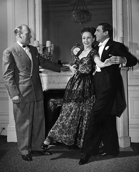 Evening dress, Attributed to Hattie Carnegie (American (born Austria), Vienna 1889–1956 New York), Cotton, silk, American