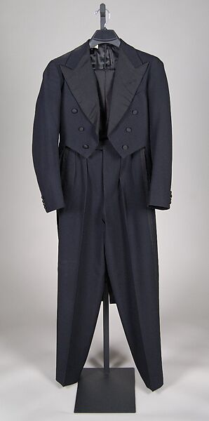 Evening suit, Hawes &amp; Curtis, Ltd. (British, founded 1913), Wool, silk, British 