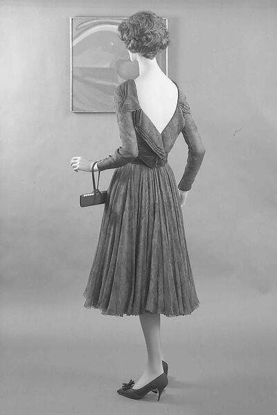 Dinner dress, James Galanos (American, Philadelphia, Pennsylvania, 1924–2016 West Hollywood, California), Silk, American