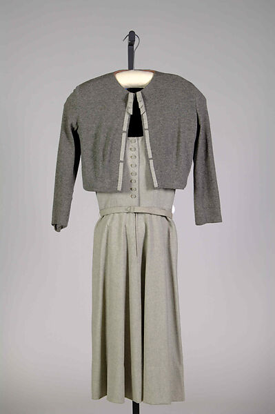 Ensemble, Sophie Gimbel (American, Houston, Texas 1898–1981 New York), Wool, cashmere, American 