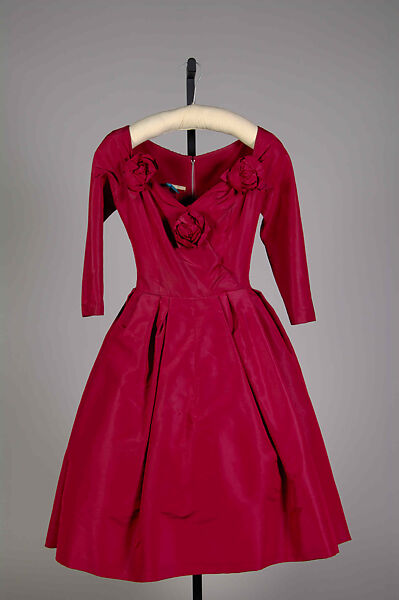 Cocktail dress, House of Dior (French, founded 1946), Silk, French 