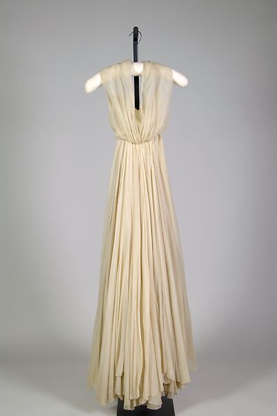 Evening dress, Alix (French, 1934–1942), Silk, French 