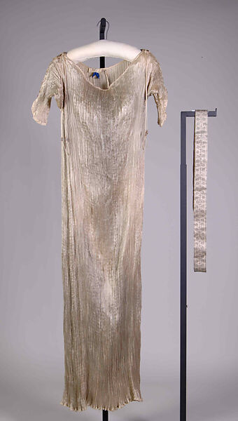 "Delphos", Fortuny (Italian, founded 1906), Silk, glass, Italian 