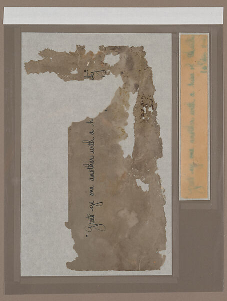 Charity, Buford Memorial, St. Paul's Episcopal Church, Richmond, Virginia, Louis C. Tiffany (American, New York 1848–1933 New York), Transparent and opaque watercolor, graphite on gelatin silver print, American
