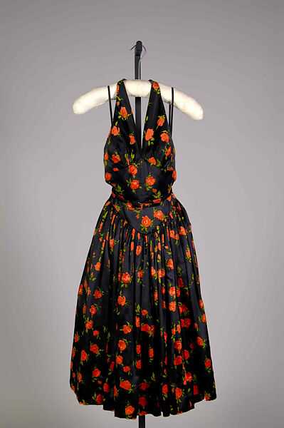 Evening dress, Norman Norell (American, Noblesville, Indiana 1900–1972 New York), Silk, American 