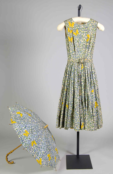 Dress, Traina-Norell (American, founded 1941), Cotton, silk, American