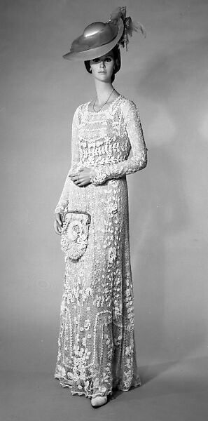 Afternoon dress, Cotton, American