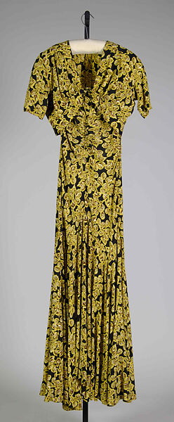 Evening ensemble, Bergdorf Goodman (American, founded 1899), Silk, American 