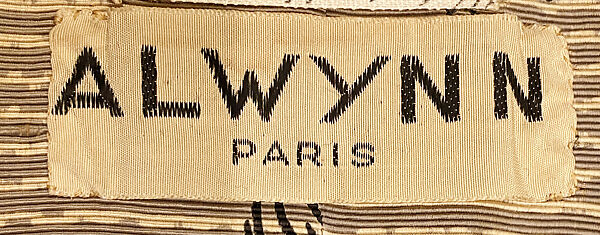 Suit, Alwynn (French), Wool, French