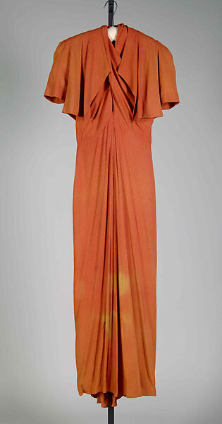 Evening ensemble, Madame Eta Hentz (American, born Hungary, 1895–1986), Silk, American 