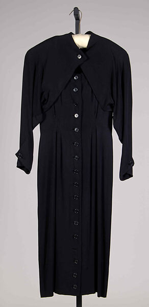 Dress, Madame Eta Hentz (American, born Hungary, 1895–1986), Synthetic, American 