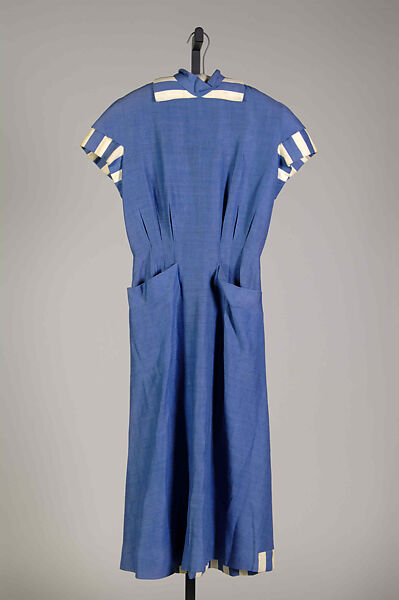 Dress, Probably Carolyn Schnurer (American, born New York, 1908–1998 Palm Beach, Florida), Linen, American 