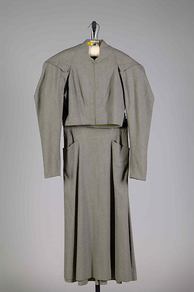 Dress, Elizabeth Hawes (American, Ridgewood, New Jersey 1903–1971 New York), Wool, American 