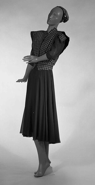 "Anything for a Quiet Life"; "Beauty is the Soul of", Elizabeth Hawes (American, Ridgewood, New Jersey 1903–1971 New York), Silk, American