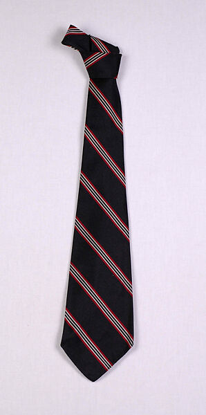 Necktie, Brooks Brothers (American, founded 1818), Silk, American 