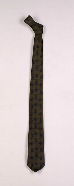 Necktie, De Pinna, Silk, American 