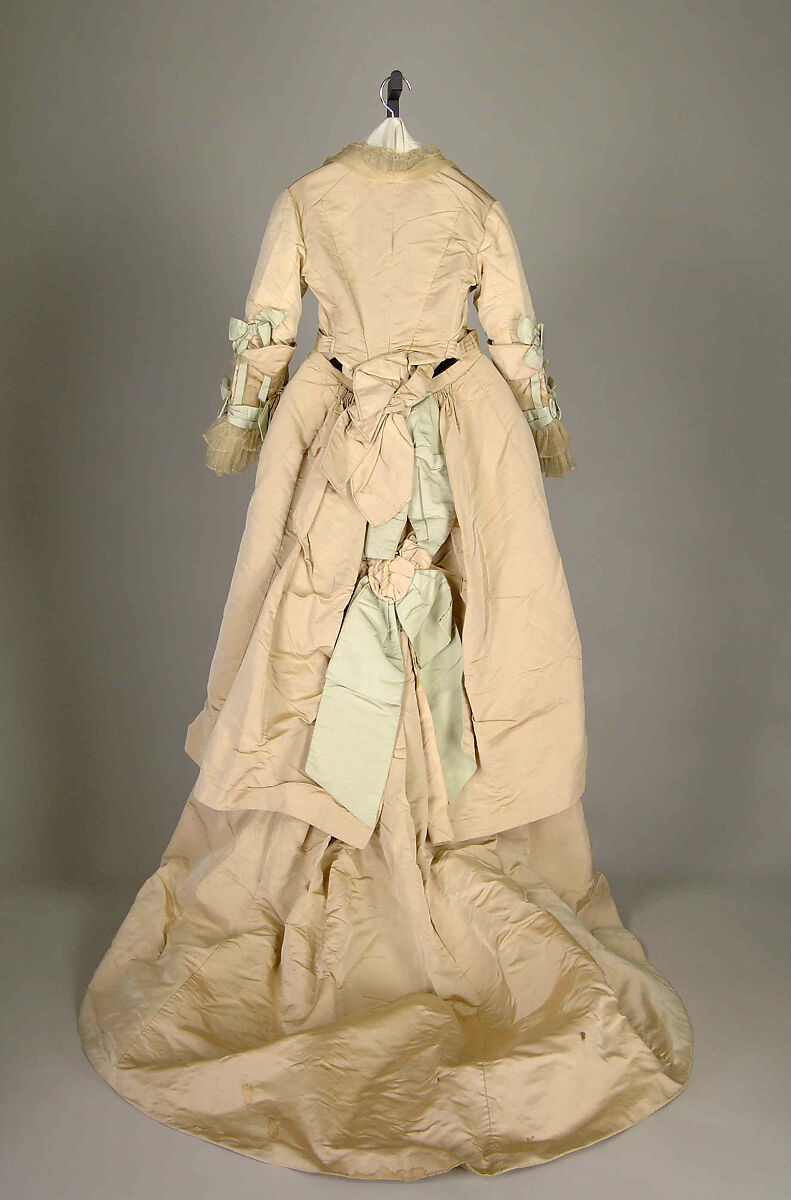 Evening ensemble, Possibly House of Worth (French, 1858–1956), Silk, probably French