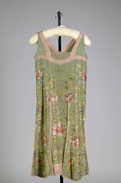 Evening dress, Callot Soeurs (French, active 1895–1937), Silk, metallic, French 
