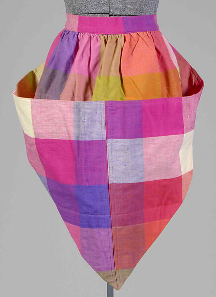 Apron, Bonnie Cashin (American, Oakland, California 1908–2000 New York), Cotton, American 