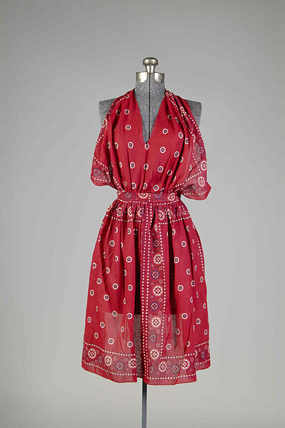 Apron, Bonnie Cashin (American, Oakland, California 1908–2000 New York), Cotton, American 