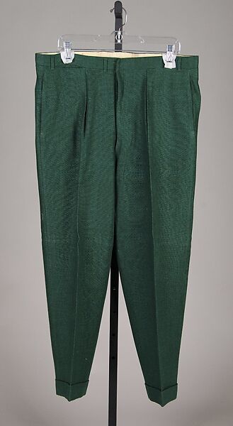 Trousers, F. L. Dunne &amp; Company (American), Linen, American 