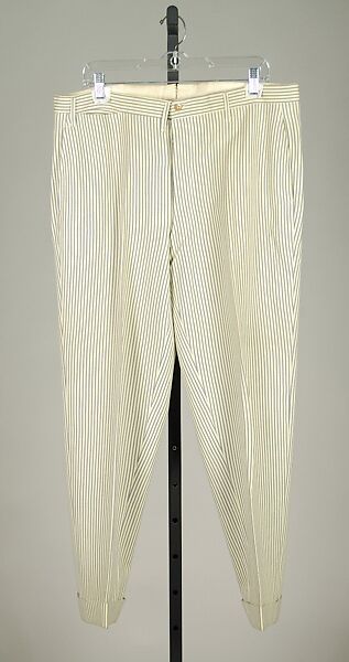 Trousers, F. L. Dunne &amp; Company (American), Cotton, American 