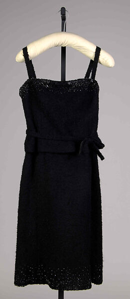 Ensemble, House of Dior (French, founded 1946), Wool, beads, sequins, French