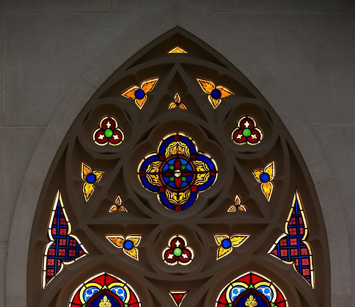 Faith and Hope, Henry E. Sharp (active ca. 1850–ca. 1897), Stained glass, American