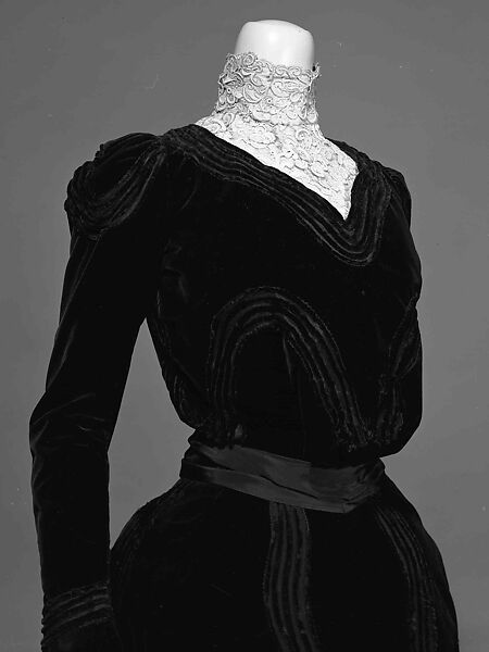 Dinner dress, Jacques Doucet (French, Paris 1853–1929 Paris), Silk, linen, French