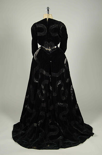 Dinner dress, Jacques Doucet (French, Paris 1853–1929 Paris), Silk, linen, French