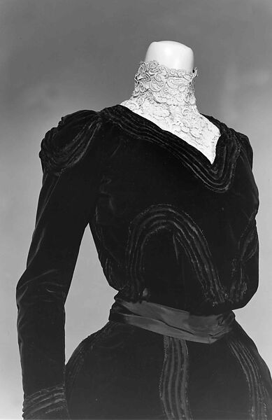 Dinner dress, Jacques Doucet (French, Paris 1853–1929 Paris), Silk, linen, French