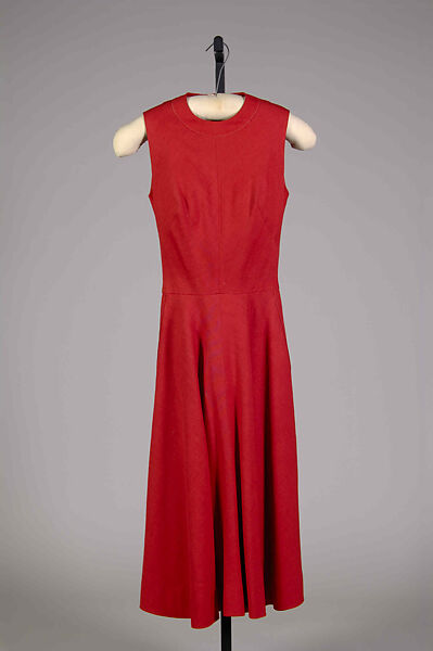 Dress, Norman Norell (American, Noblesville, Indiana 1900–1972 New York), Linen, American 