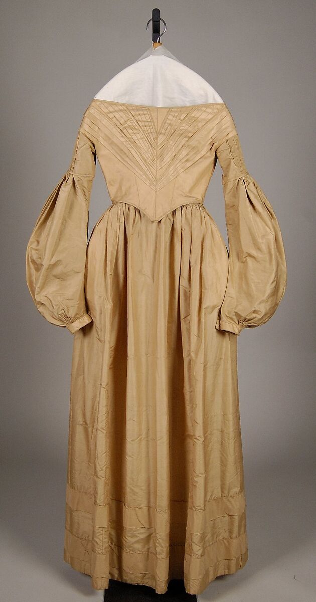Evening dress, Silk, American