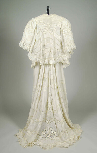 Morning dress, Cotton, American