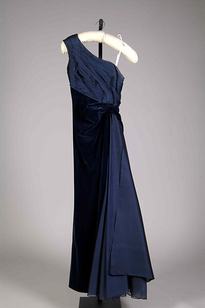 Evening dress, Bergdorf Goodman (American, founded 1899), Silk, American 