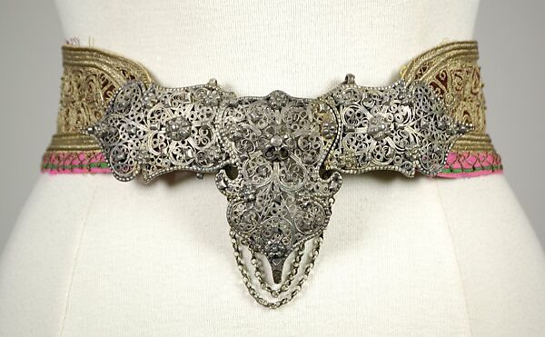 Belt, Wool, metallic, metal, Albanian 