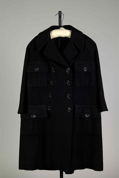 Coat, Jacques Fath (French, 1912–1954), Wool, French 