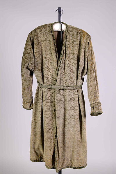 Evening coat, Fortuny (Italian, founded 1906), Silk, metallic pigment, Italian 